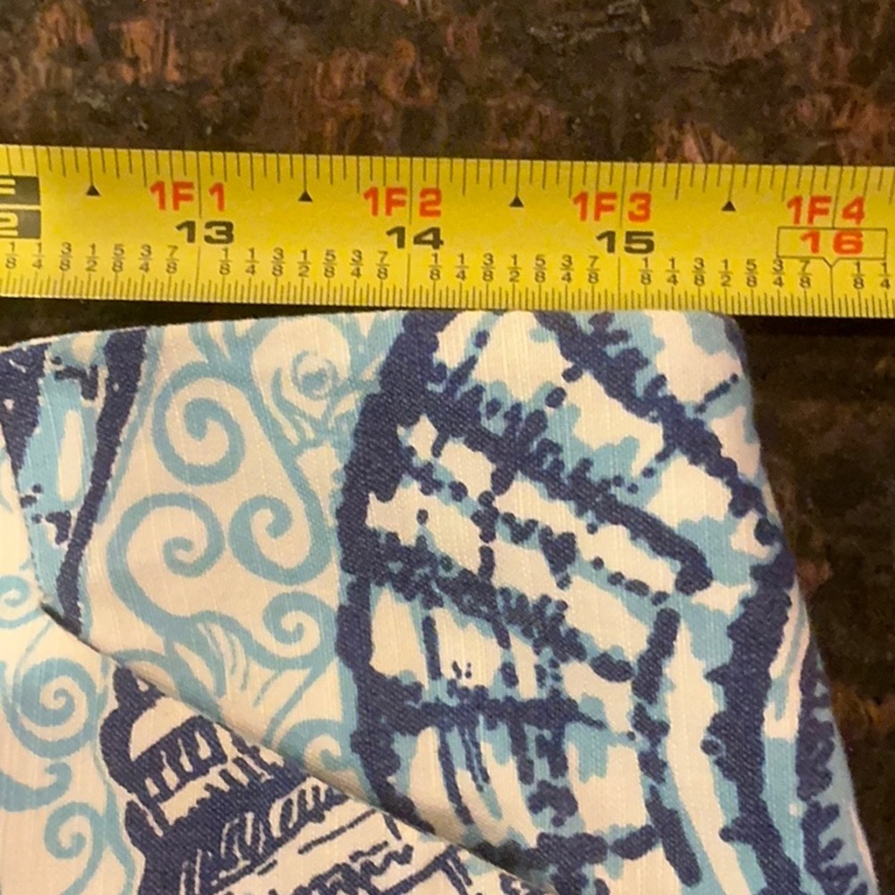 Lilly Pulitzer Blue and White Seashell Print Skirt - Picture 5 of 6